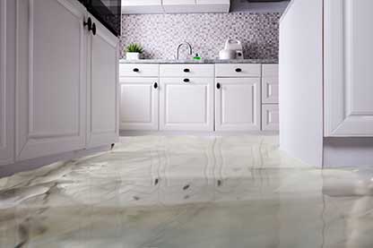 damaged kitchen floor