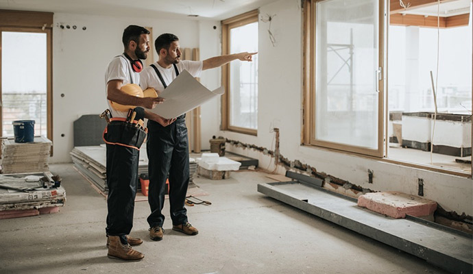 Two Contractors are Discussing