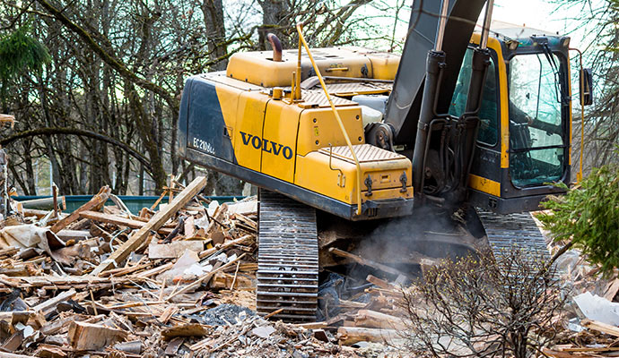 demolition cleaning after civil work