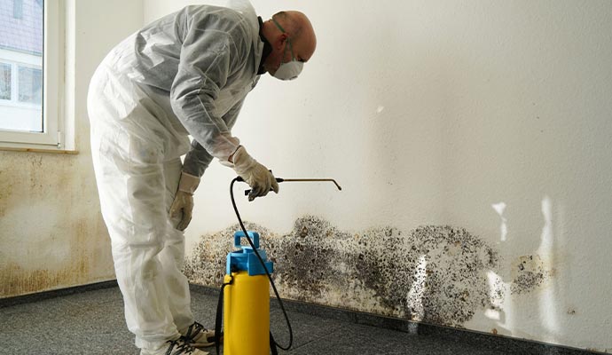 Professional mold remediation service