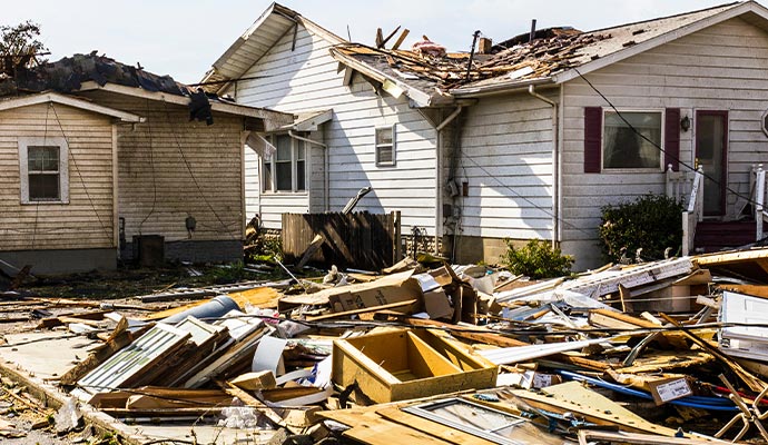 Tornado damage scenario